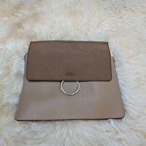 Chloe Chain Link Accent Leather Bag